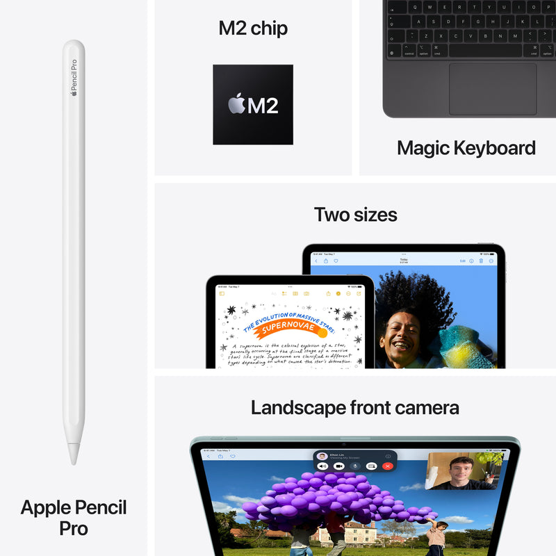 iPad Air de 13 polegadas Wi-Fi 128 GB - Roxo (M2)
