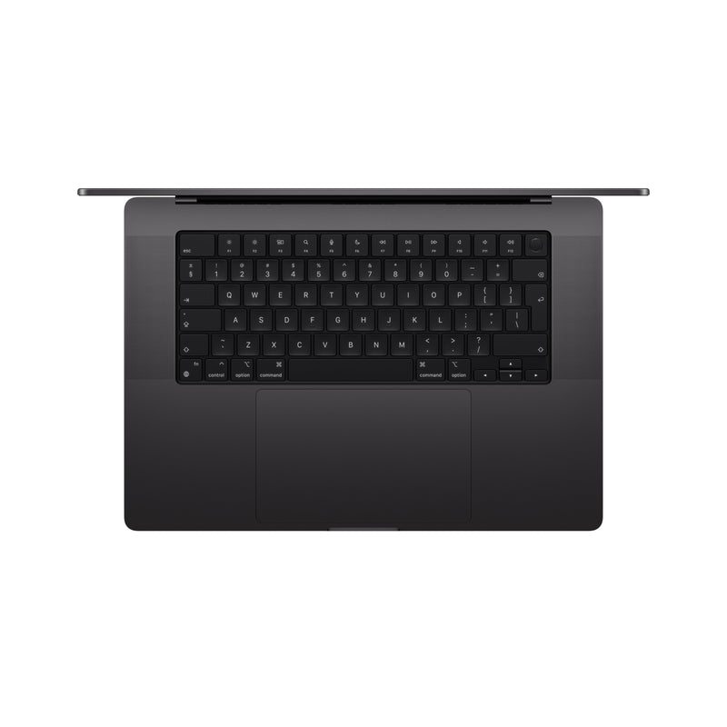 MacBook Pro de 16 polegadas: Processador M4 Max da Apple com CPU 14‑core e GPU 32‑core, 1 TB SSD - Preto sideral