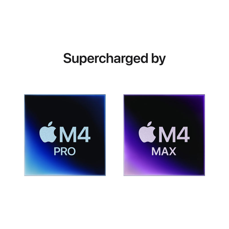 MacBook Pro de 16 polegadas: Processador M4 Max da Apple com CPU 14‑core e GPU 32‑core, 1 TB SSD - Preto sideral